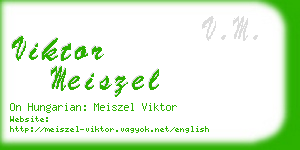 viktor meiszel business card